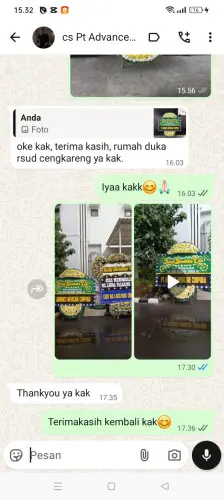 Testimonial Papan Bunga Pernikahan jayamandiri