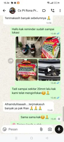 Testimonial Papan Bunga jayamandiri